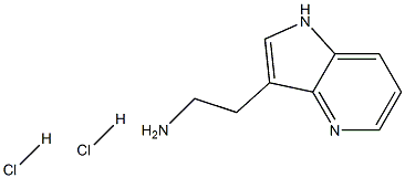 2-(1H-吡咯并[3,2-B]吡啶-3-基)乙胺二盐酸盐 结构式