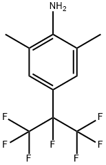 2,6二甲基-4-(全氟西烷-2-基)苯胺 结构式