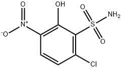 6-chloro-2-hydroxy-3-nitrobenzenesulfonaMide 结构式