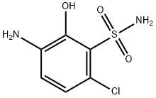 3-aMino-6-chloro-2-hydroxybenzenesulfonaMide 结构式