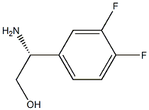 (R)-2-氨基-2-(3,4-二氟苯基)乙烷-1-醇 结构式