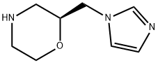 (S)-2-(1H-咪唑-1-基甲基)-吗啉盐酸盐 结构式