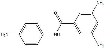 3,5-二氨基-4'-氨基苯酰替苯胺 结构式