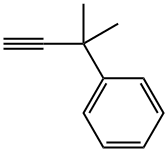 (2-甲基丁-3-炔-2-基)苯 结构式