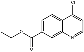 4-氯喹啉-7-羧酸乙酯 结构式