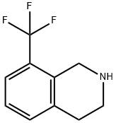 1,2,3,4-四氢-8-三氟甲基异喹啉 结构式