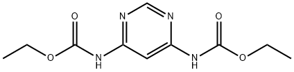 Diethyl pyriMidine-4,6-diyldicarbaMate 结构式