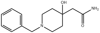 2-(1-苄基-4-羟基哌啶-4-基)乙酰胺 结构式