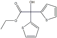 2-羟基-2,2-二(噻吩-2-基)乙酸乙酯 结构式