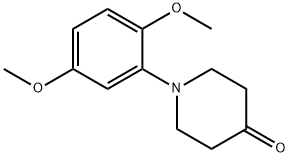 1-(2,5-dimethoxyphenyl)piperidin-4-one 结构式