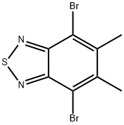 4,7-二溴-5,6-二甲基-2,1,3-苯并噻二唑 结构式