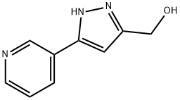 (5-(吡啶-3-基)-1H-吡唑-3-基)甲醇 结构式