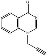 1-(丙-2-炔-1-基)喹唑啉-4(1H)-酮 结构式