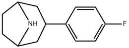 3-(4-氟苯基)-8-氮杂双环[3.2.1]辛烷 结构式