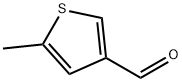 5-甲基噻吩-3-甲醛 结构式