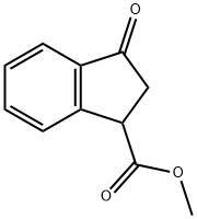 甲基-3-氧-2,3-二氢-1-茚-1-羧酸 结构式