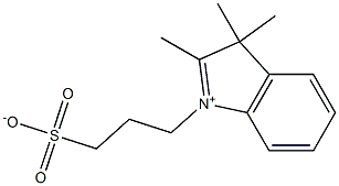 2,3,3-triMethyl-1-(3-sulfopropyl)-3H-IndoliuM,hydroxide,inner salt 结构式