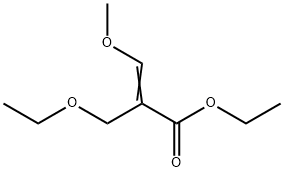 ETHYL-2-(ETHOXYMETHYL)-3-METHOXYACRYLATE 结构式