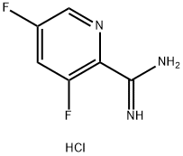 3,5-DifluoropicoliniMidaMide hydrochloride 结构式