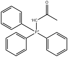 1-(TRIPHENYLPHOSPHORANYLIDENE)PROPAN-2-ONE 结构式