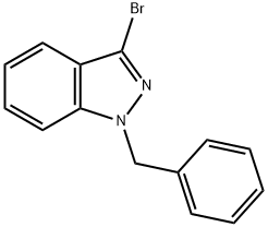 1-苄基-3-溴吲唑 结构式