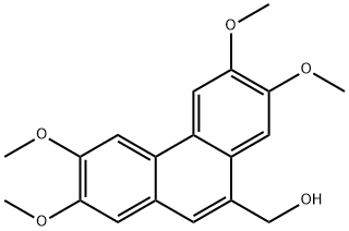 2,3,6,7-TetraMethoxy-9-phenanthreneMethanol 结构式