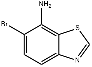 6-溴苯并[D]噻唑-7-胺 结构式