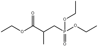 3-(二乙氧基膦酰基)-2-甲基丙酸乙酯 结构式