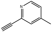 2-乙炔-4-甲基吡啶 结构式