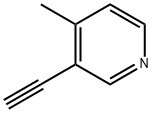 3 - 乙炔基-4 - 甲基吡啶 结构式