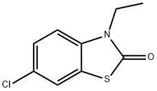 6-氯-3-乙基苯并[D]噻唑-2(3H)-酮 结构式