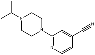 2-(4-Isopropylpiperazin-1-yl)-isonicotinonitrile 结构式