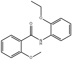 N-(2-乙氧基苯基)-2-甲氧基苯甲酰胺 结构式