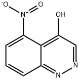 5-硝基噌啉-4-醇 结构式