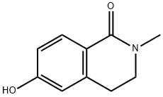 6-羟基-2-甲基-3,4-二氢异喹啉-1(2H)-酮 结构式
