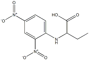 2-(2,4-dinitroanilino)butanoic acid 结构式