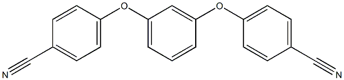 4,4'-(1,3-苯二基双(氧基))双(苄腈) 结构式