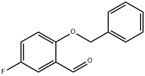 2-(benzyloxy)-5-fluorobenzaldehyde 结构式
