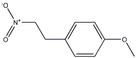 1-Methoxy-4-(2-nitroethyl)benzene 结构式