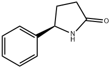 (R)-5-苯基吡咯烷-2-酮 结构式