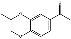 1-(3-乙氧基-4-甲氧基苯基)乙酮 结构式