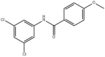 N-(3,5-二氯苯基)-4-甲氧基苯甲酰胺 结构式