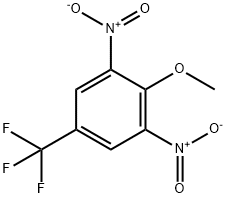 2-methoxy-1,3-dinitro-5-(trifluoromethyl)benzene 结构式