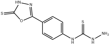 4-(4-(5-MERCAPTO-1,3,4- OXADIAZOL-2-YL)PHENYL) THIOSEMICARBAZIDE 结构式