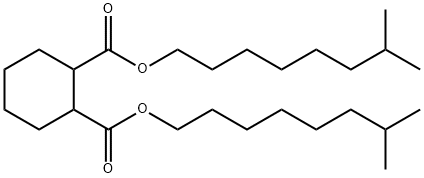 1,2-Bis(7-Methyloctyl)cyclohexyl-1,2-dicarboxylate 结构式