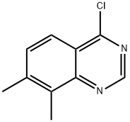 4-氯-7,8-二甲基喹唑啉 结构式