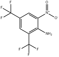 2-硝基-4,6-双(三氟甲基)苯胺 结构式