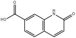 2-羟基喹啉-7-羧酸 结构式