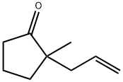 2-烯丙基-2-甲基环戊酮 结构式