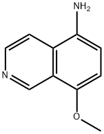 5-氨基-8-甲氧基异喹啉 结构式